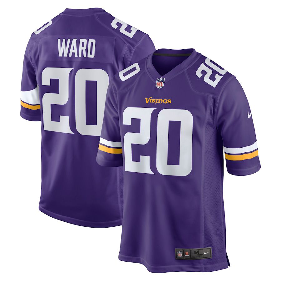 Men Minnesota Vikings 20 Jay Ward Nike Purple Game NFL Jersey